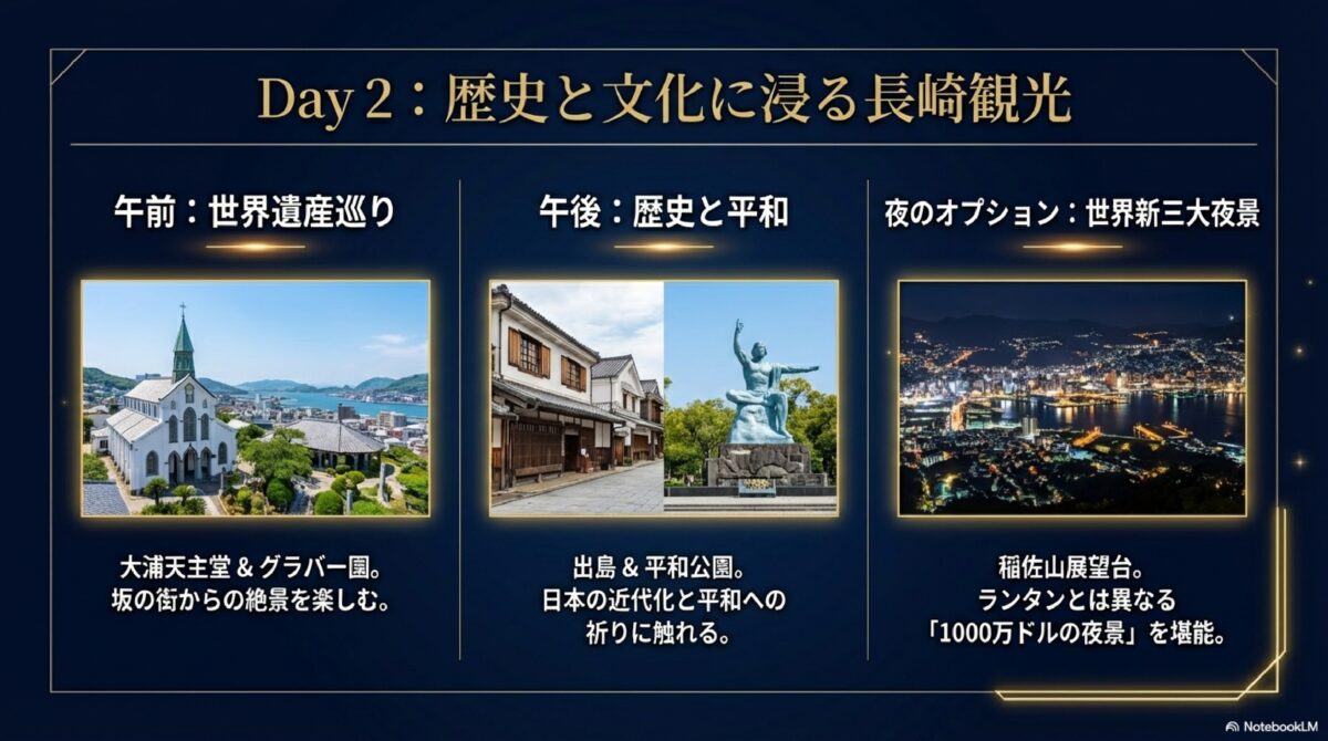 Day2:歴史と文化に浸る長崎観光