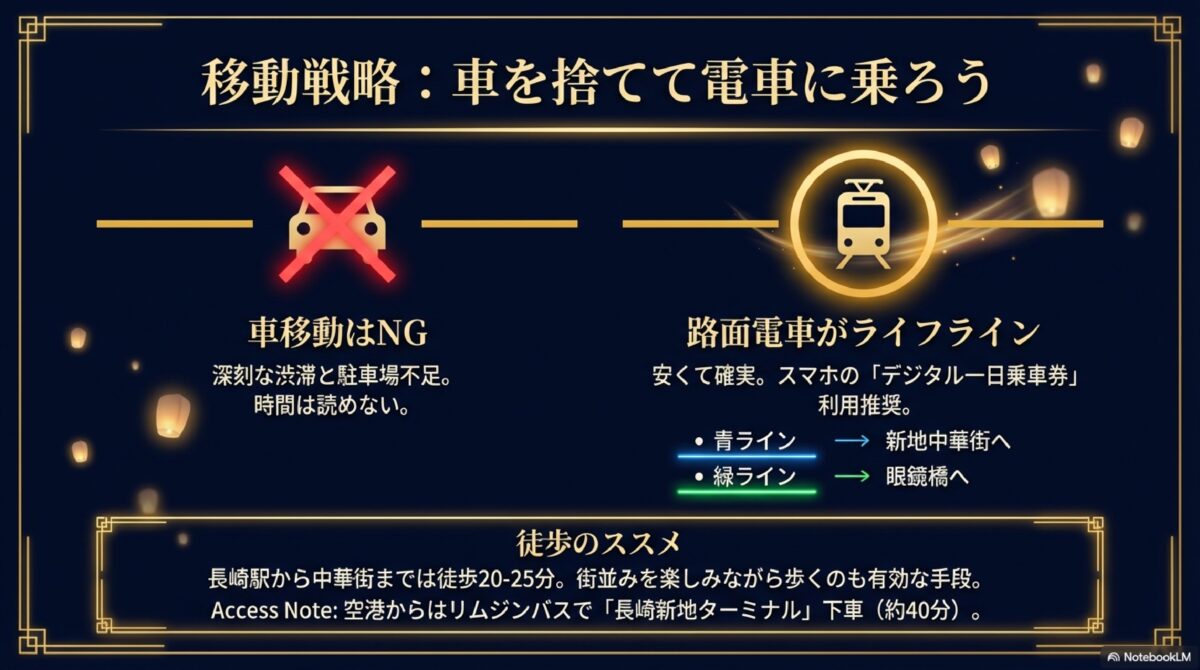 移動戦略:車を捨てて電車に乗ろう