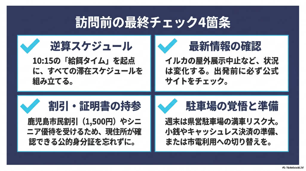 訪問前の最終チェック4箇条