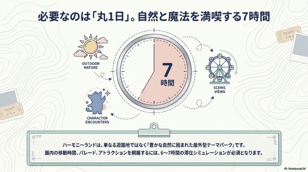 必要なのは「丸1日」。自然と魔法を満喫する7時間