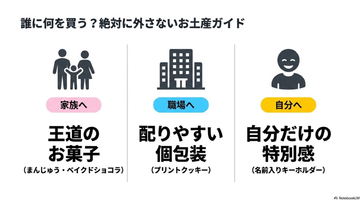 ハーモニーランドのおすすめお土産ガイド(家族・職場・自分別)