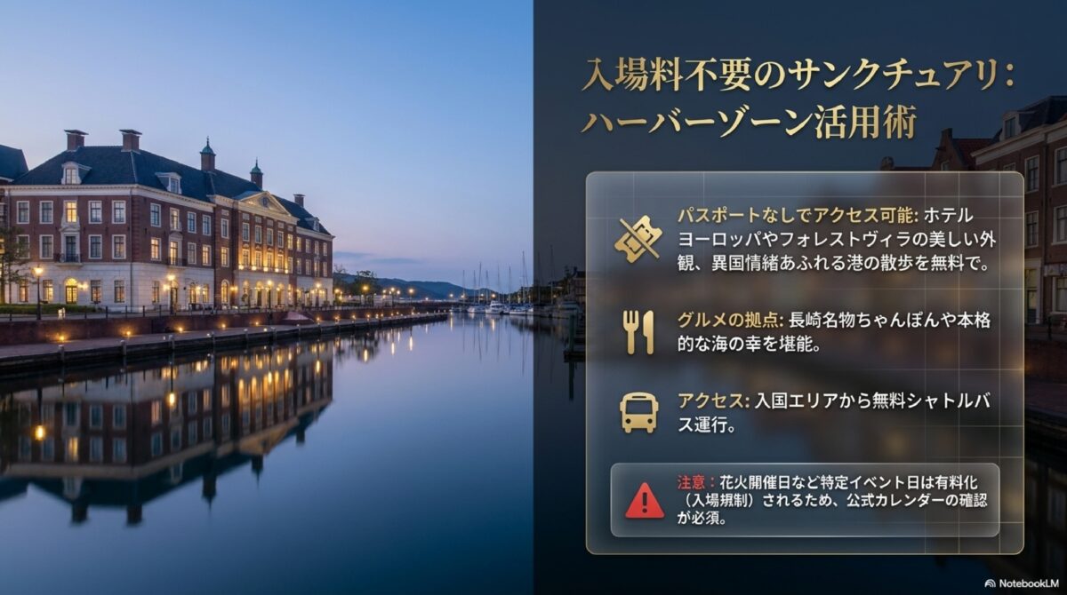 入場料不要のサンクチュアリ：ハーバーゾーン活用術