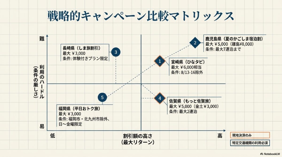戦略的キャンペーン比較マトリックス