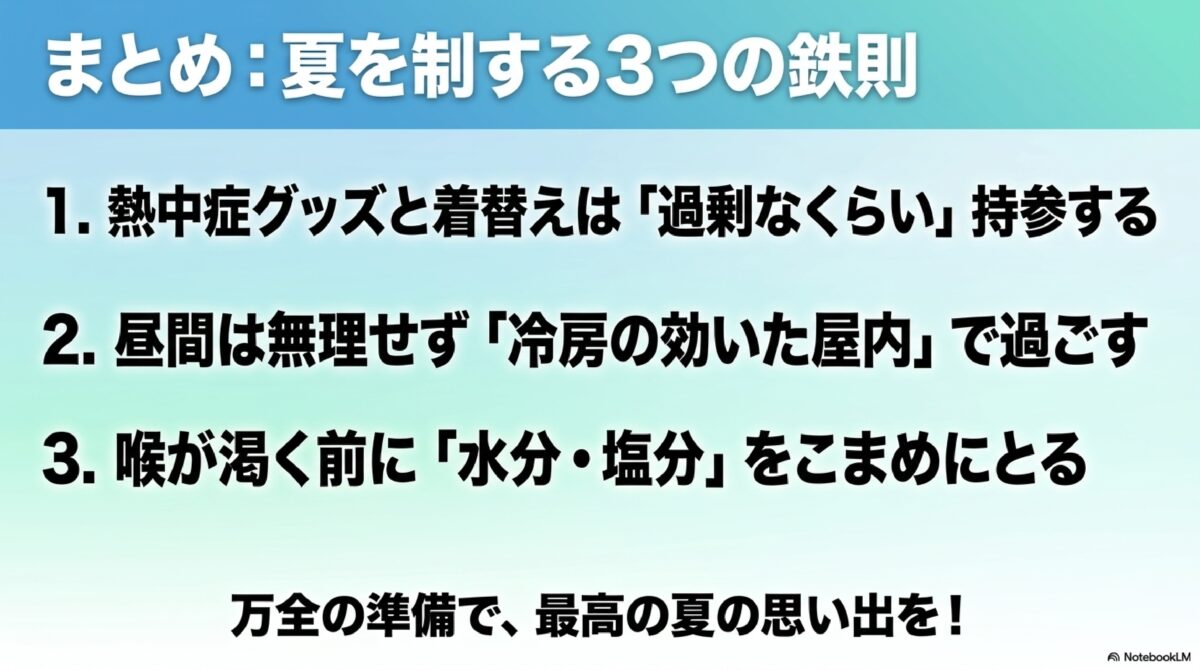 夏のハーモニーランドで過ごすコツ３つ