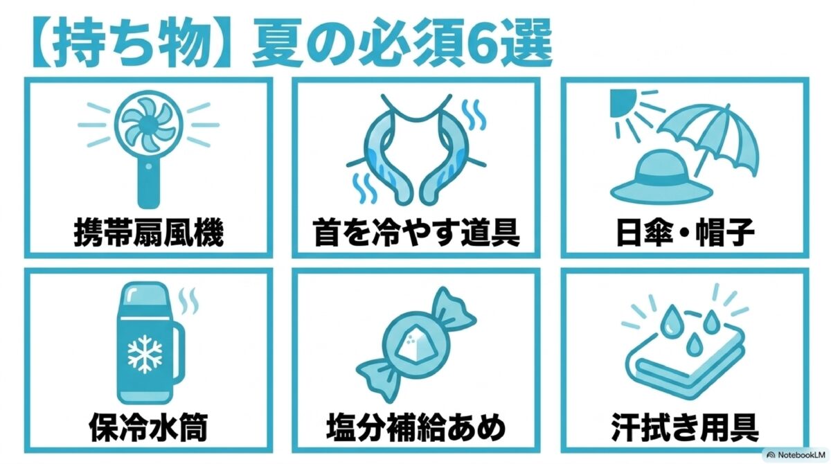 夏のハウステンボスに持っていくべき荷物6選の紹介