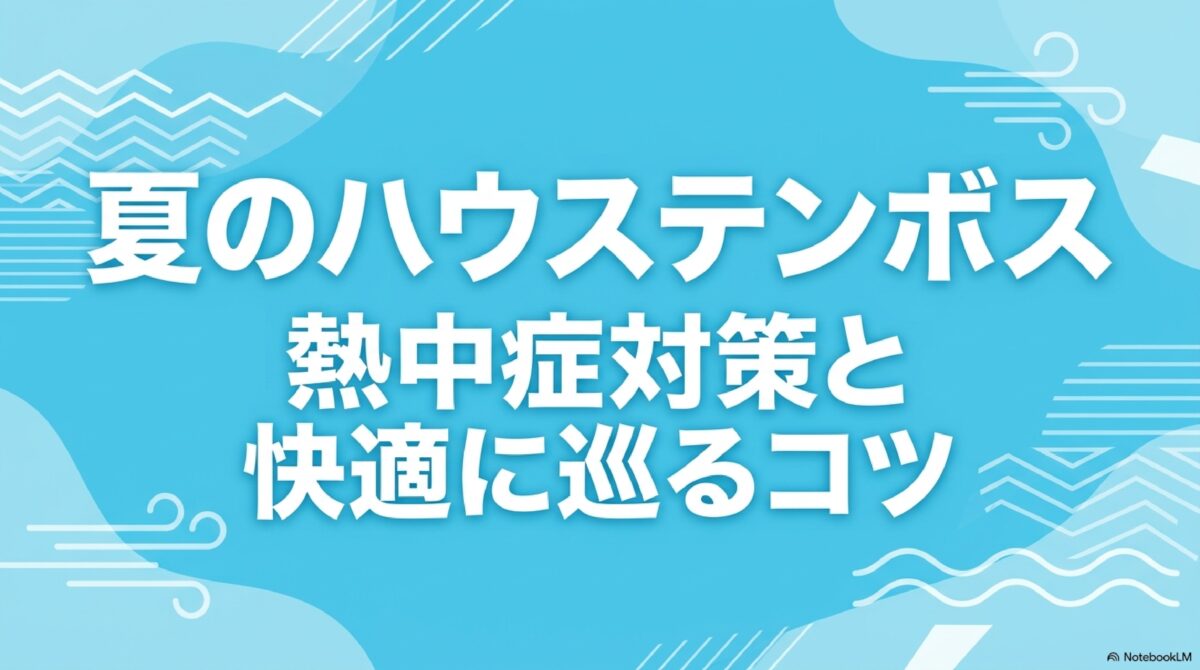 夏のハウステンボス熱中症対策と快適に巡るコツ