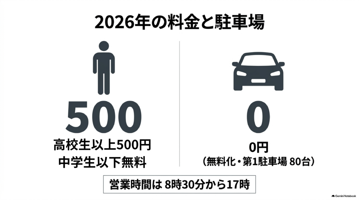 菊池渓谷の入場料と無料駐車場をまとめた料金案内