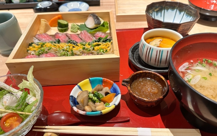 博多魚蔵都ホテル店で味わったランチの黒毛和牛御膳